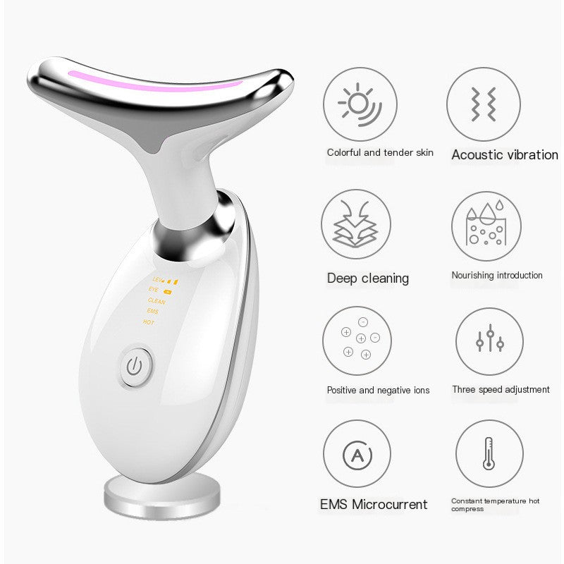 METHD NeckGlow — EMS Microcurrent Face & Neck Lifting Device for Skin Tightening, Anti-Aging & Collagen Boost