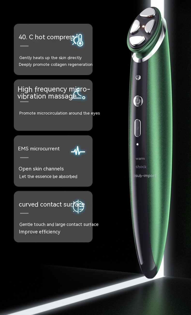 METHD EyeRevive — RF Radio Frequency Eye Massager for Dark Circles, Puffiness, Wrinkles & Eye Fatigue Relief
